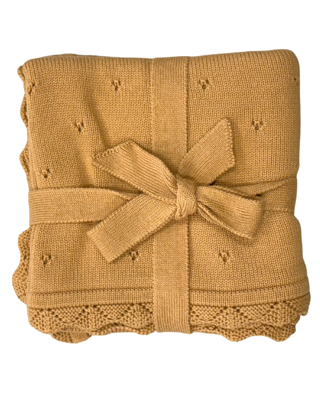 Knit Blanket | Camel