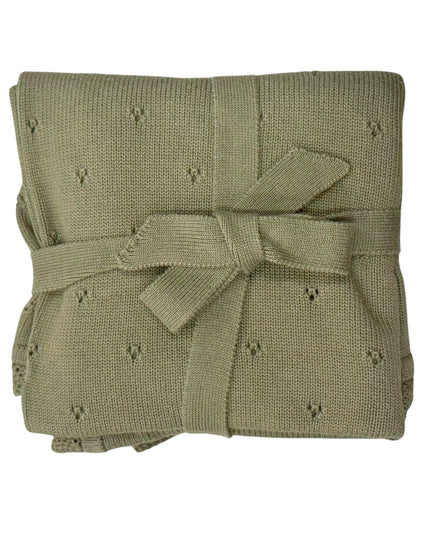 Knit Blanket | Woodland Moss