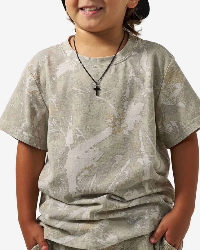 Youth Vintage Washed Tee | Drifter Camo