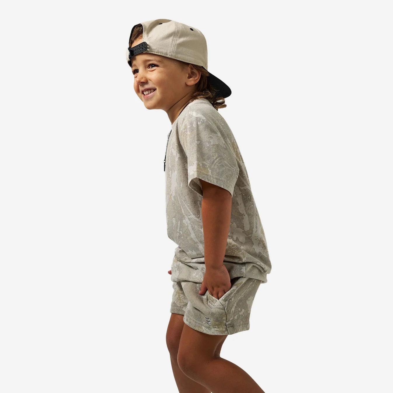 Youth Vintage Washed Tee | Drifter Camo
