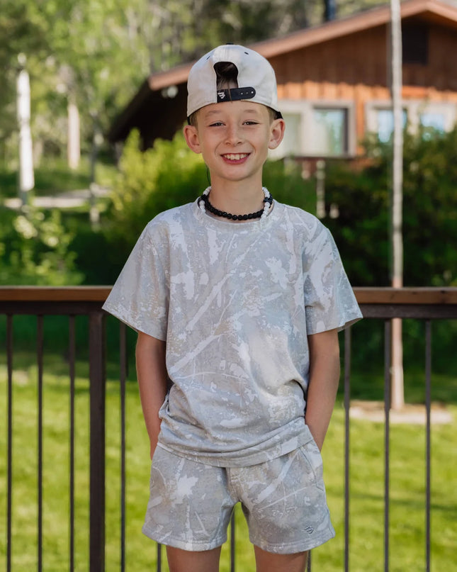 Youth Vintage Washed Tee | Drifter Camo