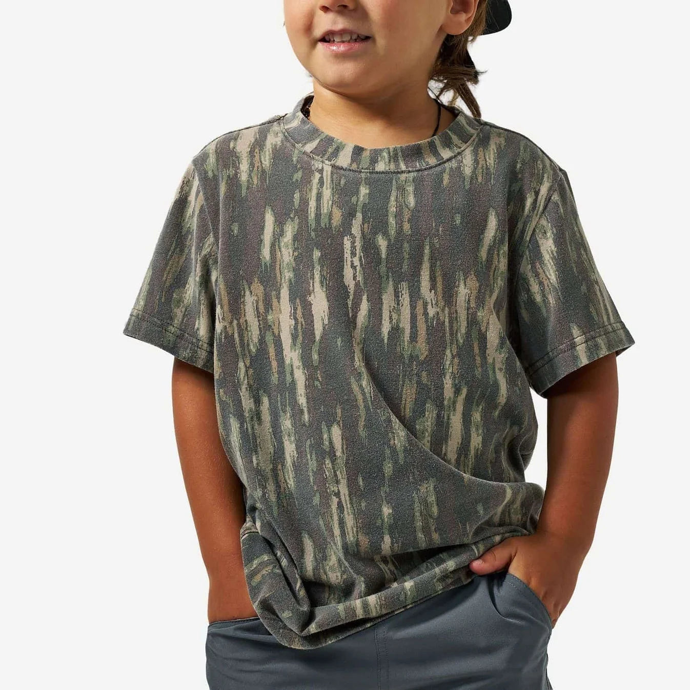 Youth Vintage Washed Tee | Midland Camo