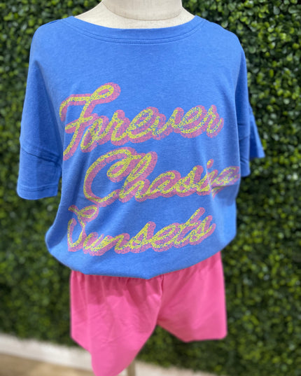 Forever Chasing Sunsets Graphic Tee
