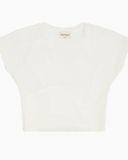 Cap Sleeve Tee | Ecru