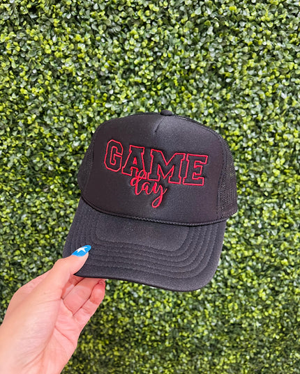 Red & Black Game Day |  Foam Trucker Hat