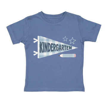Kindergarten Pennant T-Shirt | Blue