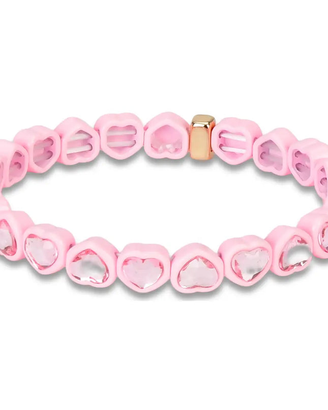 Pink Heart Bracelet