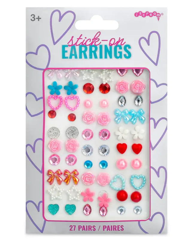 Sparkly Stick On Earrings