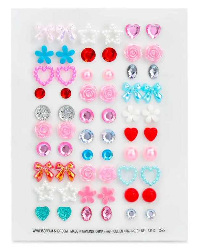 Sparkly Stick On Earrings
