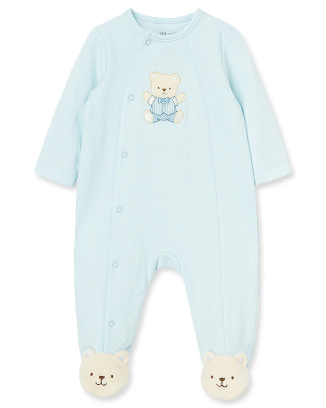 Cute Bear Footie | Light Blue