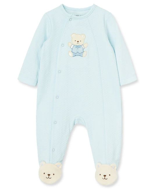 Cute Bear Footie | Light Blue