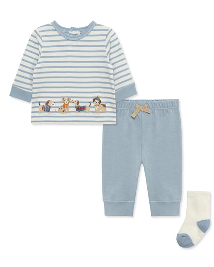 Puppies Jogger Set | Blue