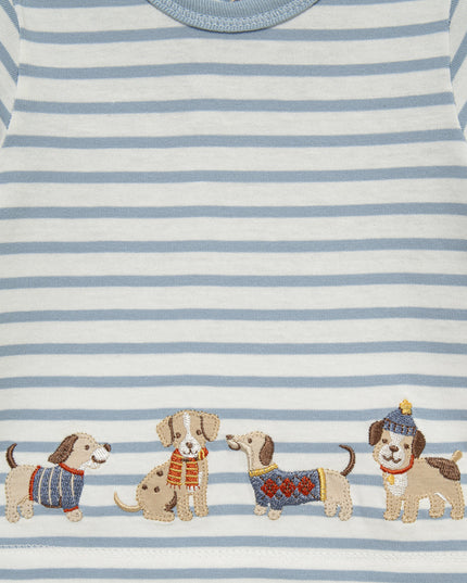 Puppies Jogger Set | Blue