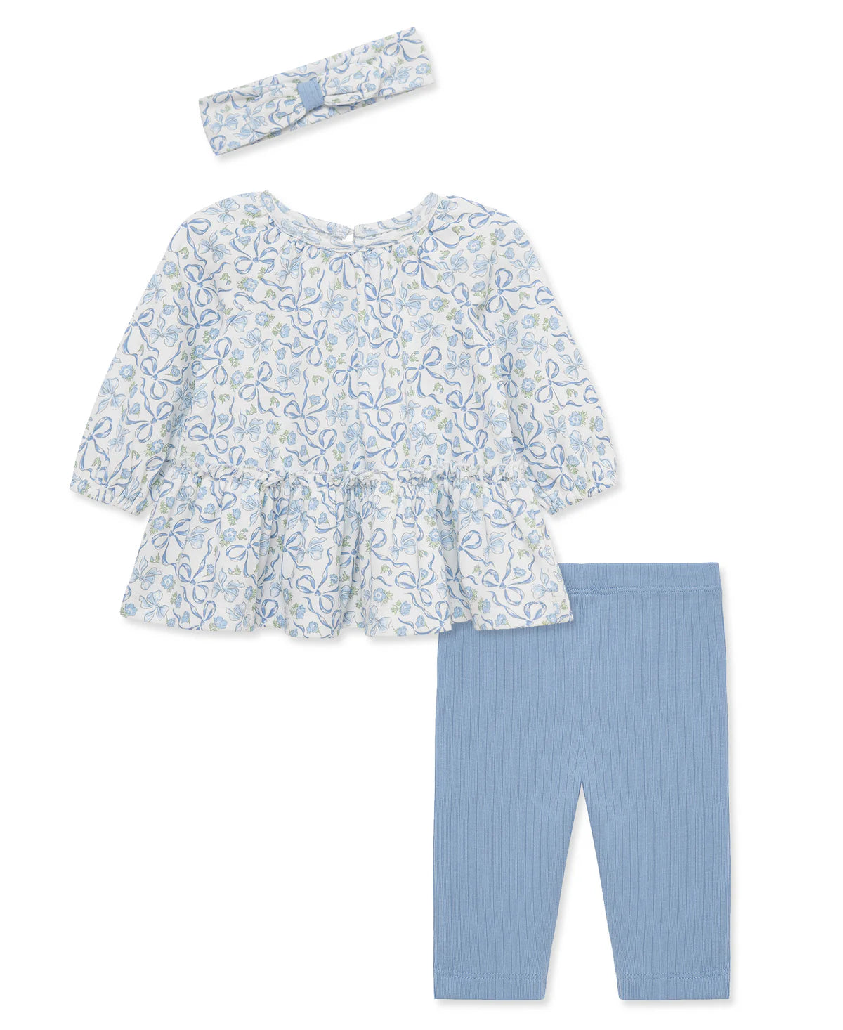 Ribbons Tunic Set | Blue