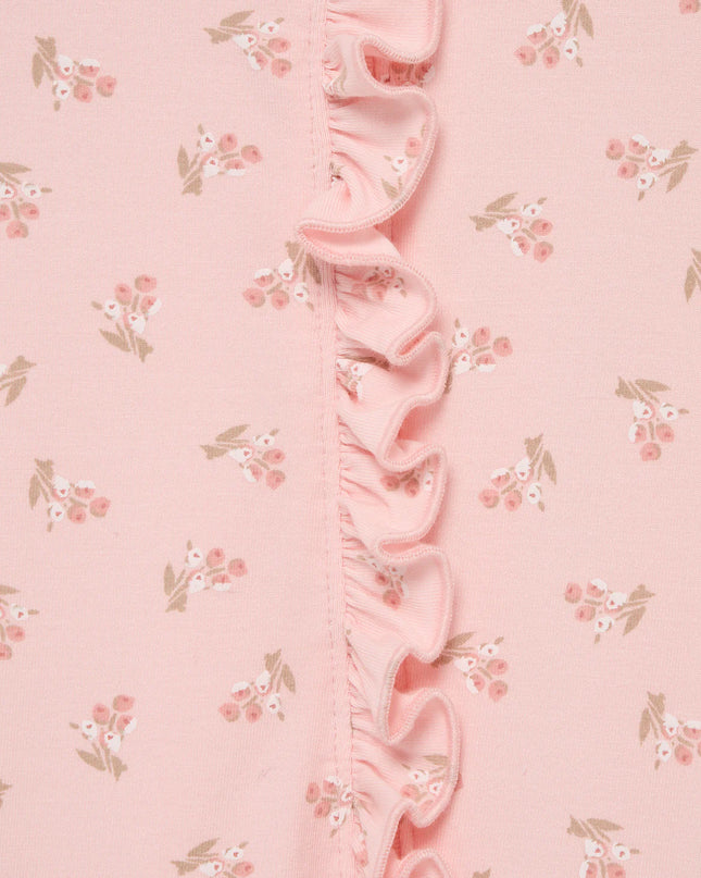 Fab Floral 2PK Footies | Pink