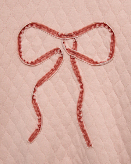 Bow Sweatshirt Set | Pink