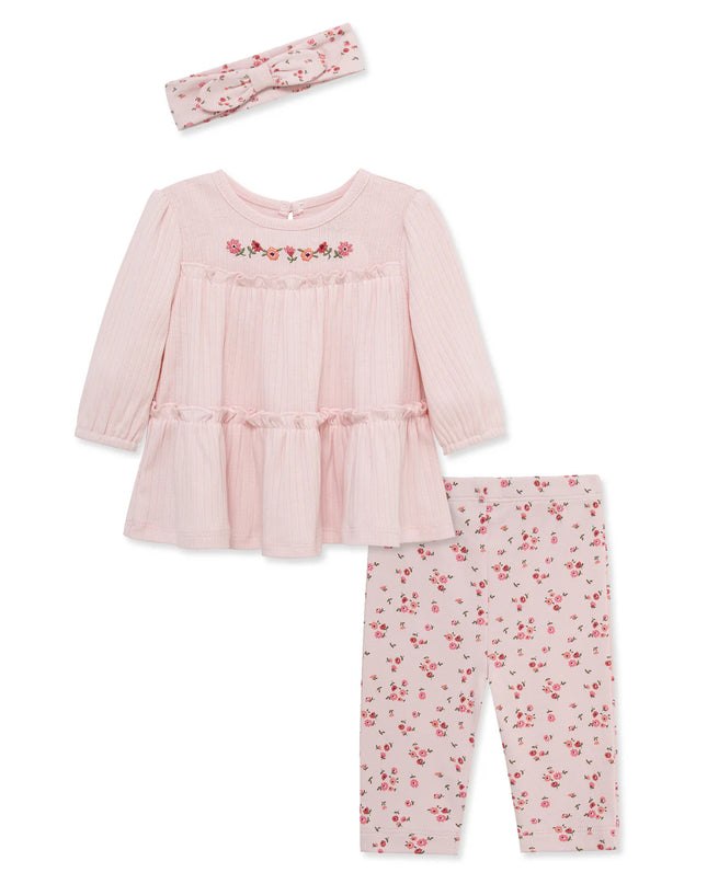 Ditsy Tunic Set | Pink