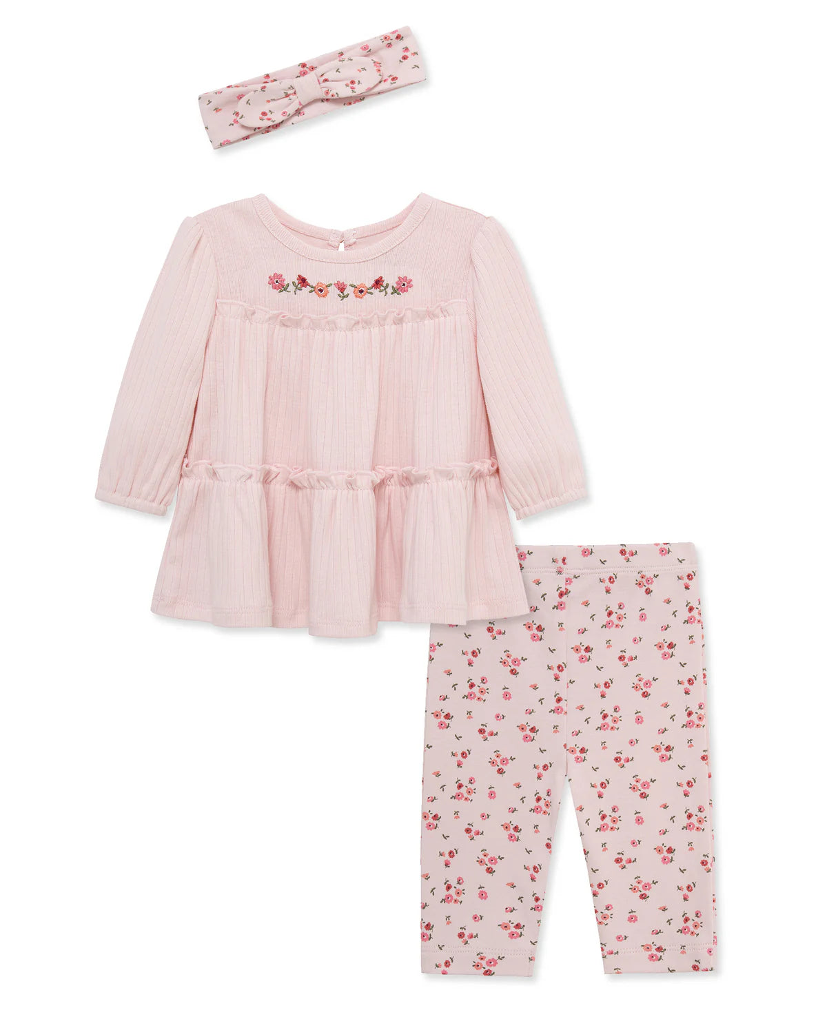 Ditsy Tunic Set | Pink