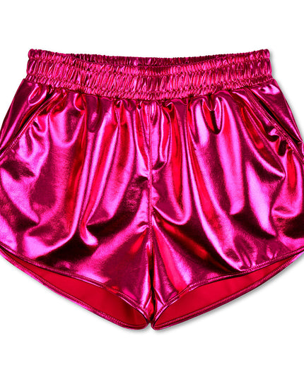 Metallic Shorts | Pink