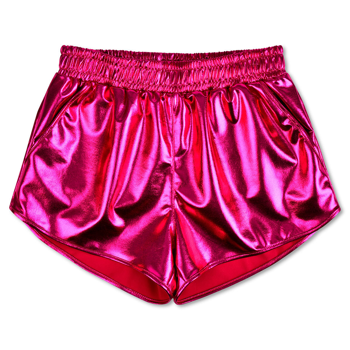 Metallic Shorts | Pink