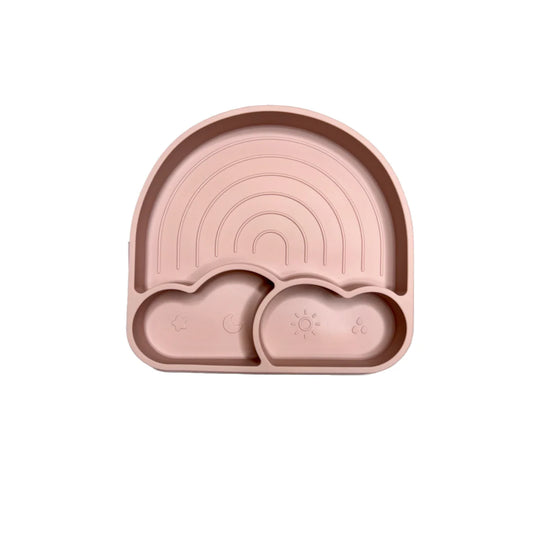 You Are My Sunshine Rainbow Plate | Petal Pink