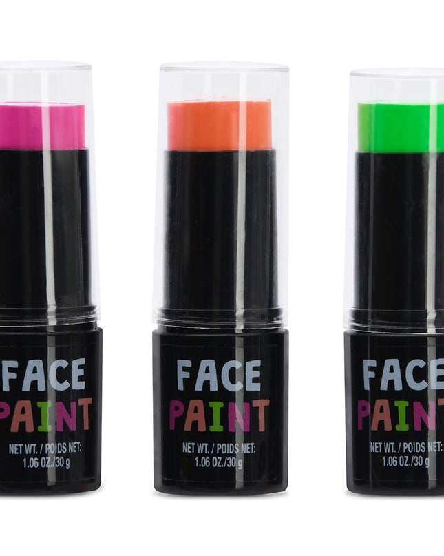 Ready, Set, Glow! Neon Face Paint Set