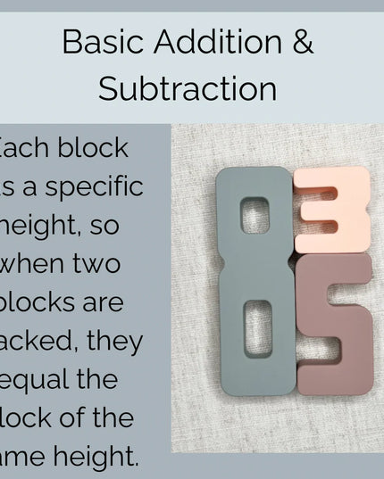 Wyatt Number Stacking Blocks