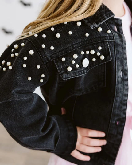 Black Pearl Denim Jacket