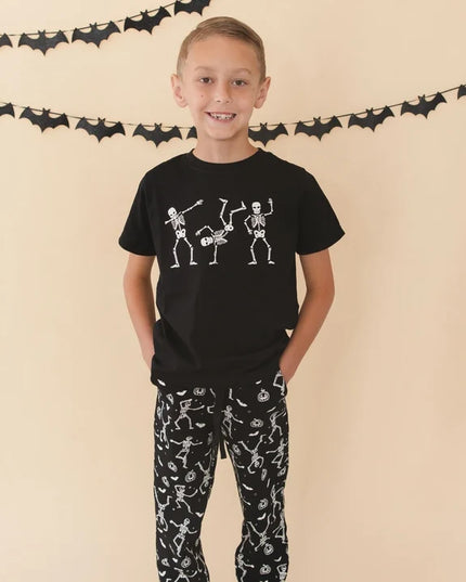 Glow in the Dark Silly Skelly Jogger