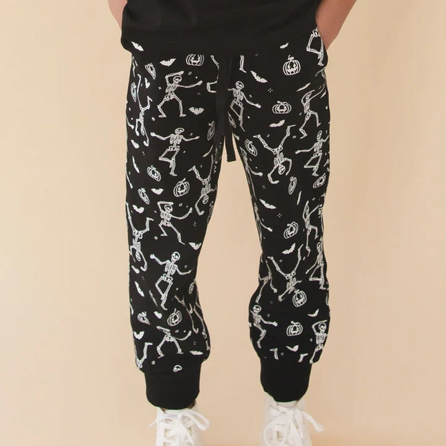 Glow in the Dark Silly Skelly Jogger