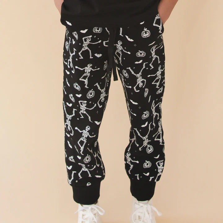 Glow in the Dark Silly Skelly Jogger