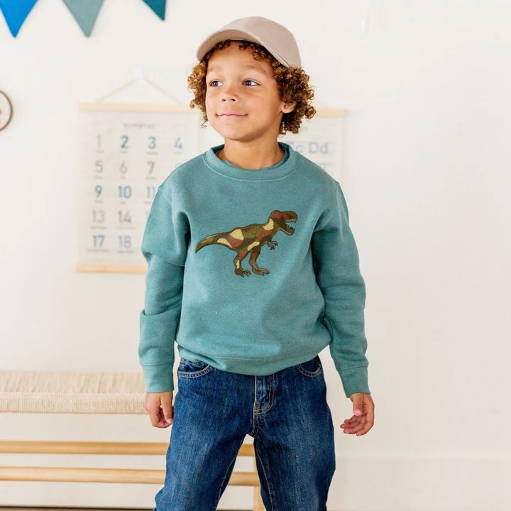 Camo Dino Patch Sweatshirt