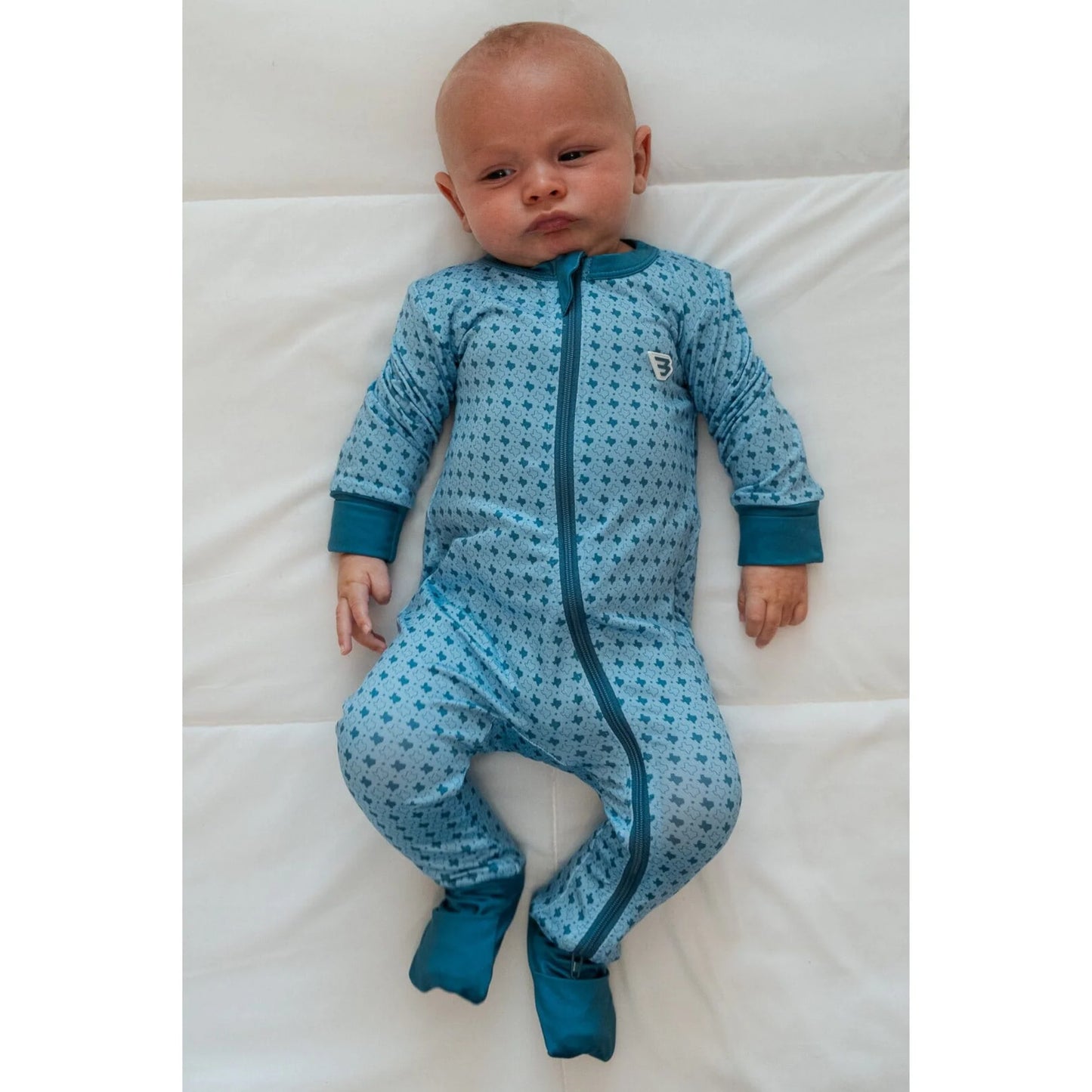 Light Blue Texas | Baby Zip Up