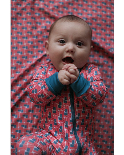 American Flag Print | Baby Zip Up