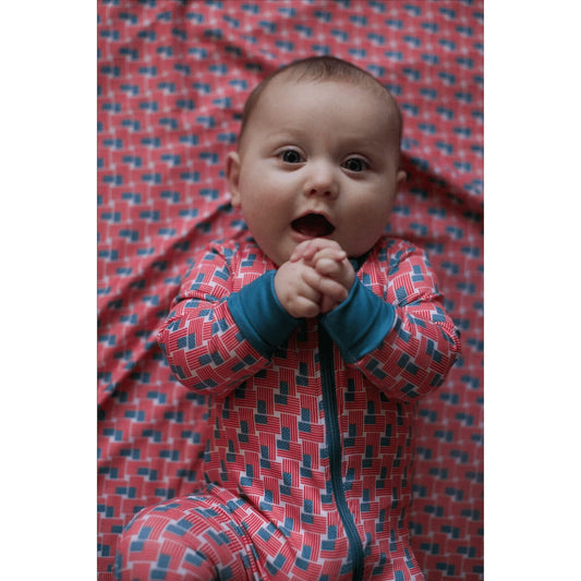 American Flag Print | Baby Zip Up