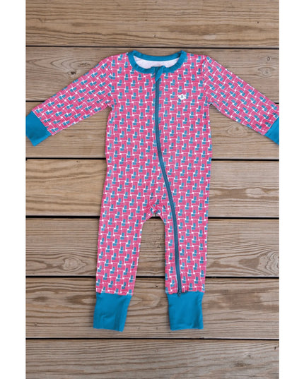 American Flag Print | Baby Zip Up