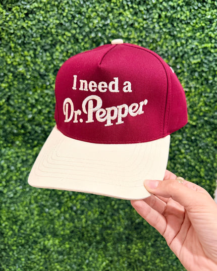 I Need A Dr Pepper | Trucker Hat