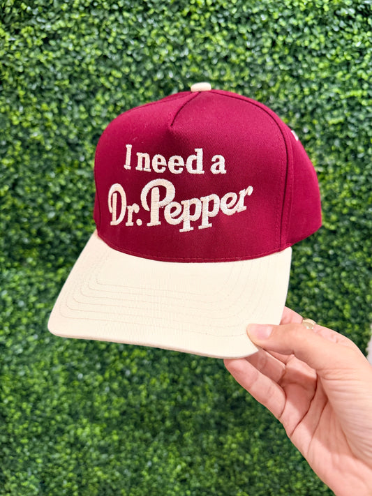 I Need A Dr Pepper | Trucker Hat