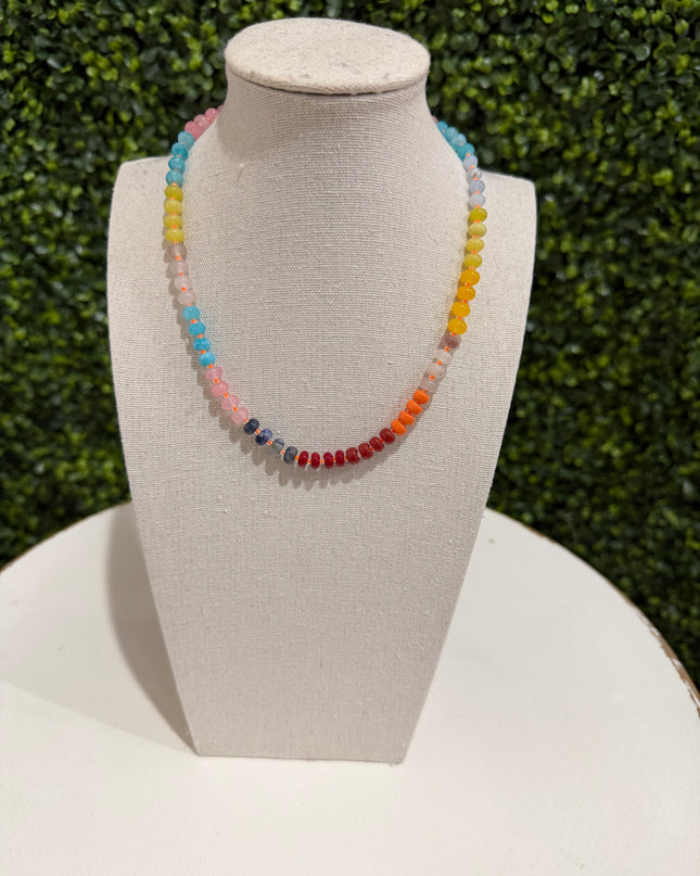 Dainty Multi Color Necklace