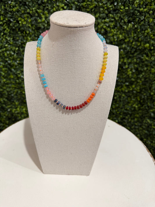 Dainty Multi Color Necklace