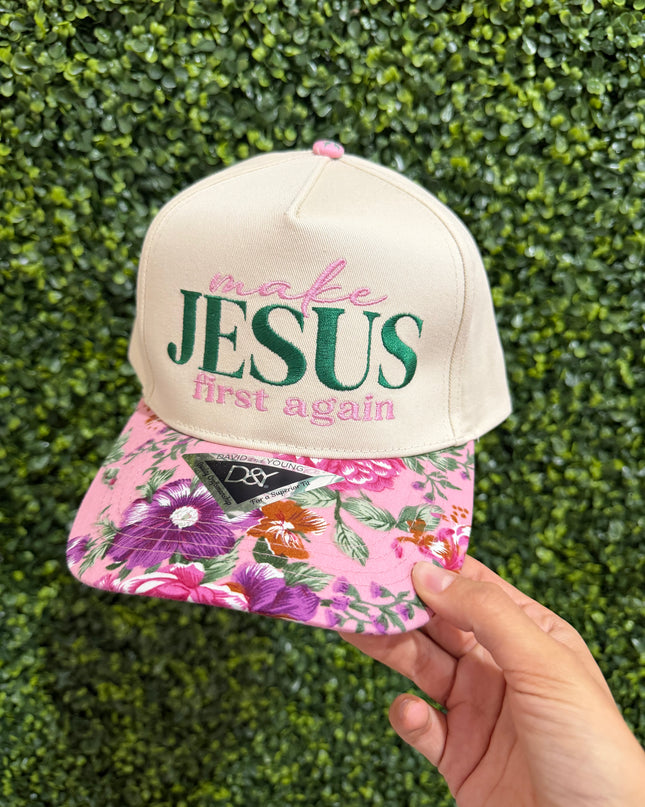 Make Jesus First Again | Trucker Hat