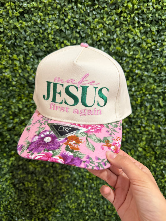 Make Jesus First Again | Trucker Hat