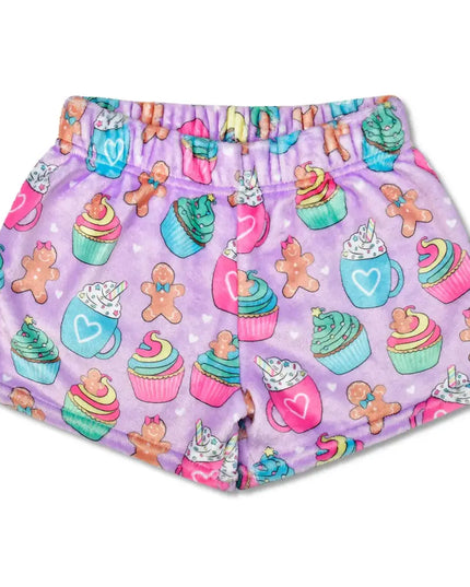 Gingerbread Cafe Plush Shorts