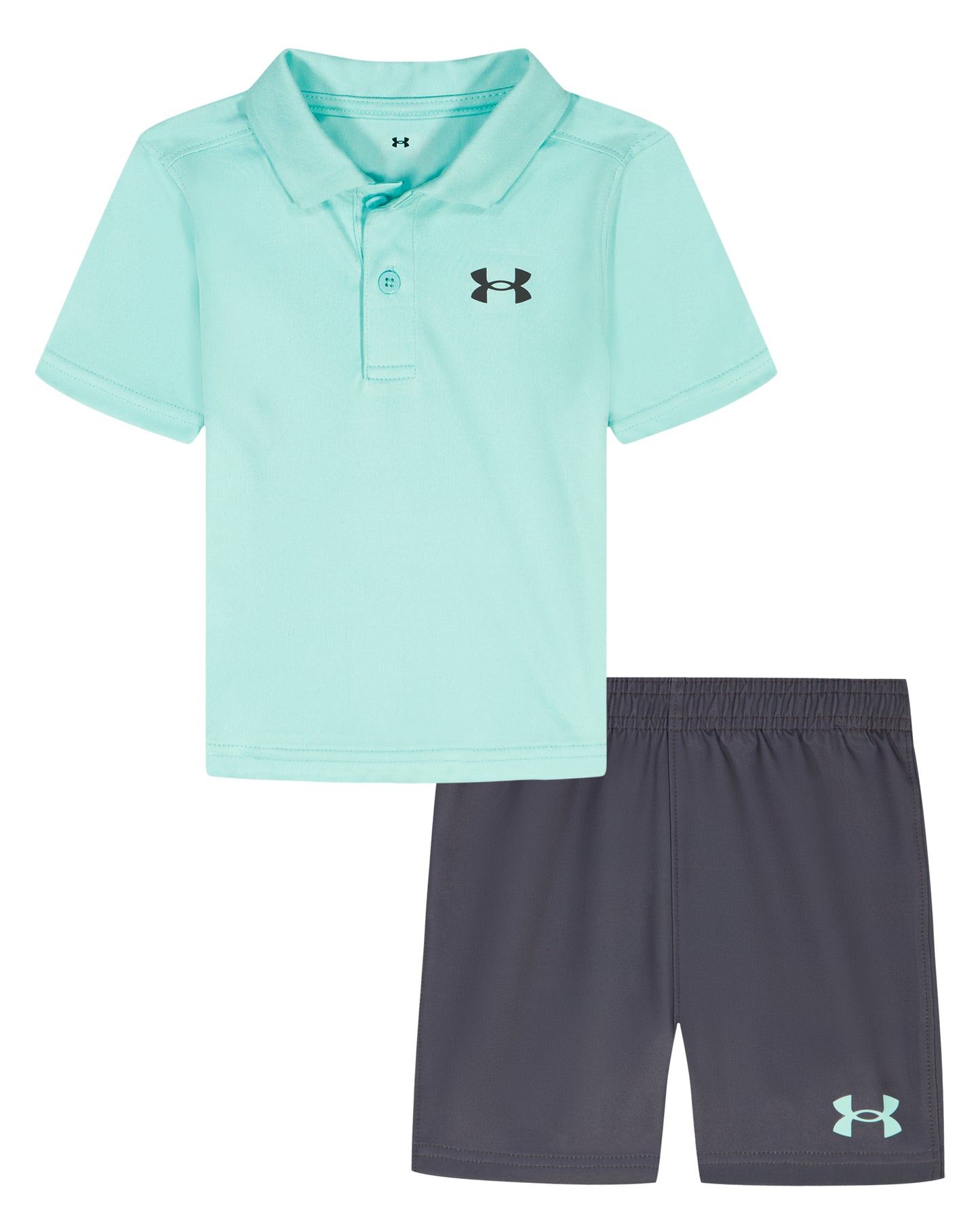 UA Baby Polo Short Set | Turquoise