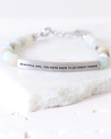 Beautiful Girl, You Were Made To Do Great Things | Amazonite