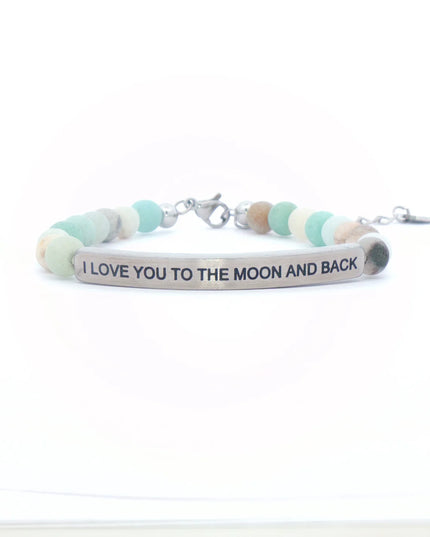 I Love You To The Moon & Back | Amazonite