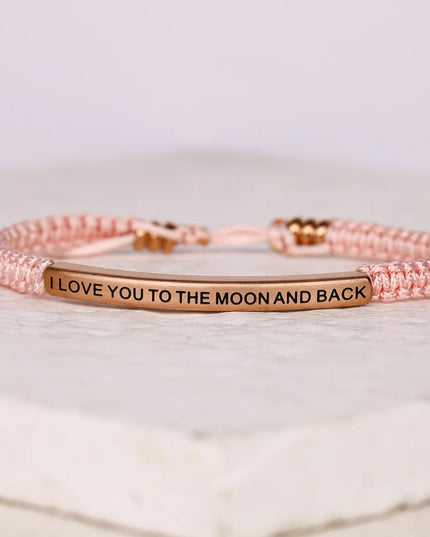 I Love You To The Moon & Back | Pink Rope