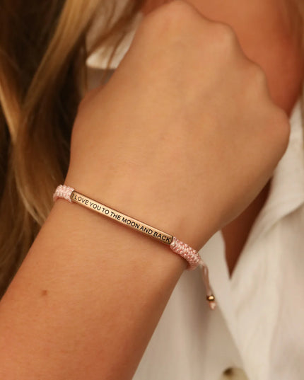 I Love You To The Moon & Back | Pink Rope
