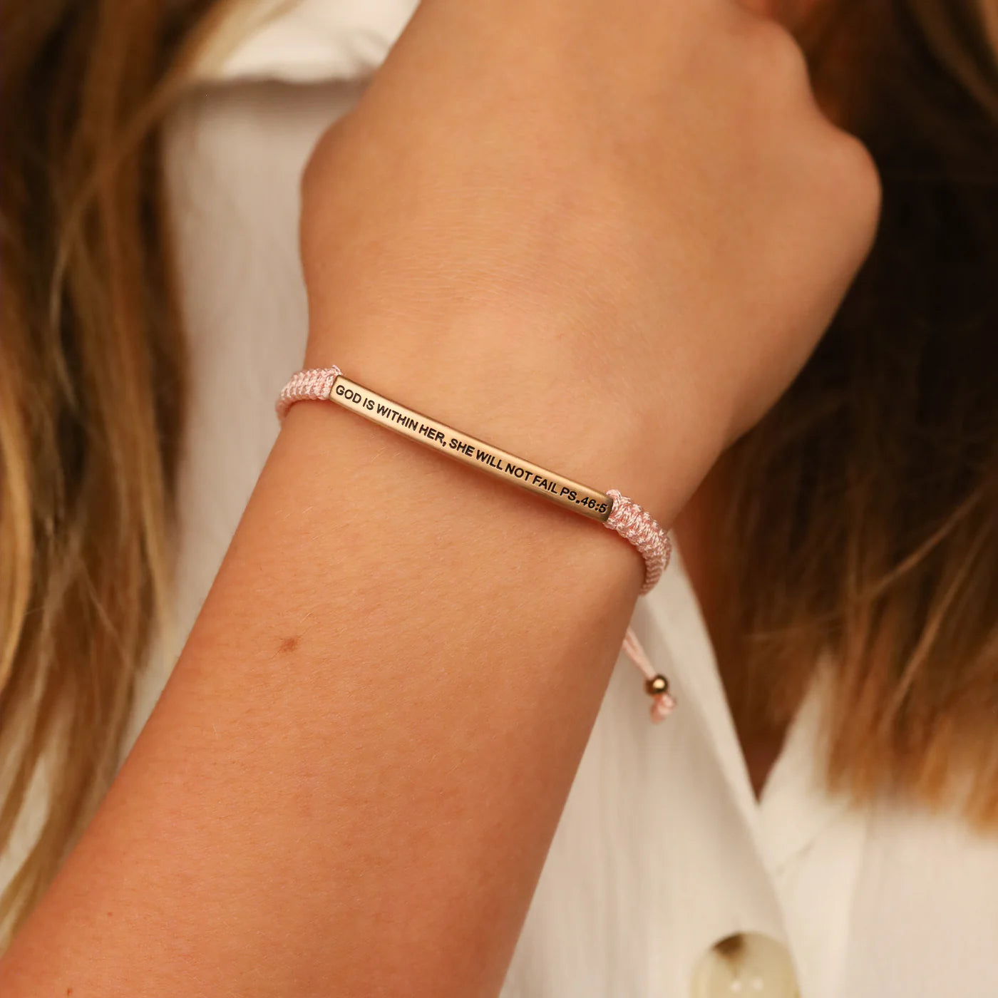 God Is Within Her She Will Not Fail | Pink Rope