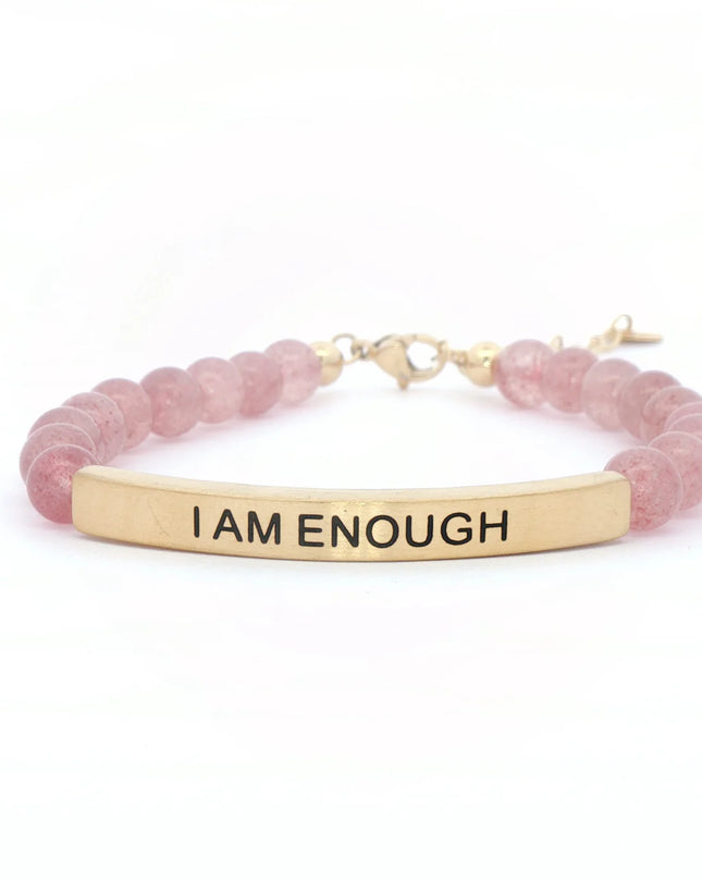 I Am Enough | Pink Quartz